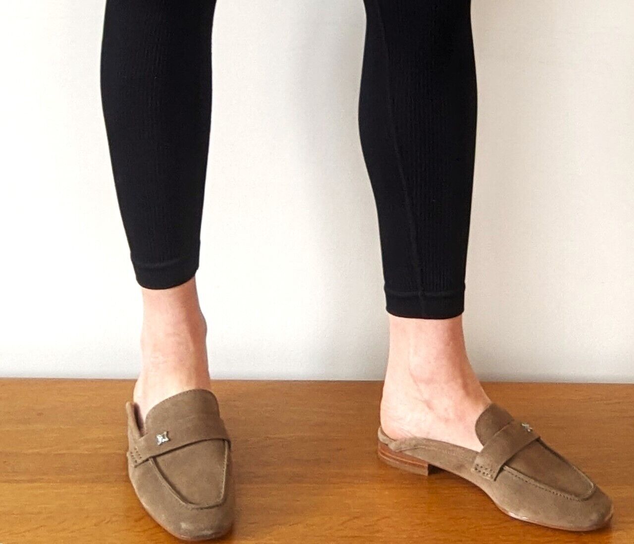 BCBG Sabrina Suede Shoes Taupe RRP £95