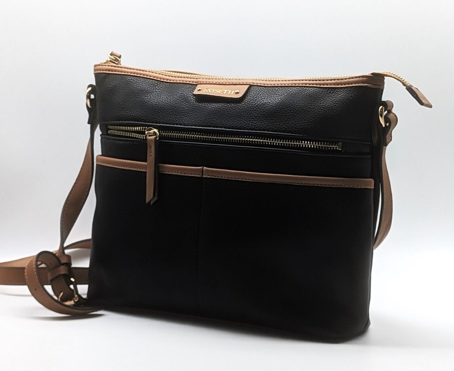 Rosetti crossbody bag black and tan