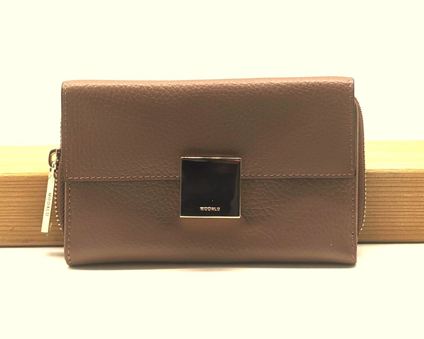 Modalu Arabella Purse Mushroom RRP £85 Leather