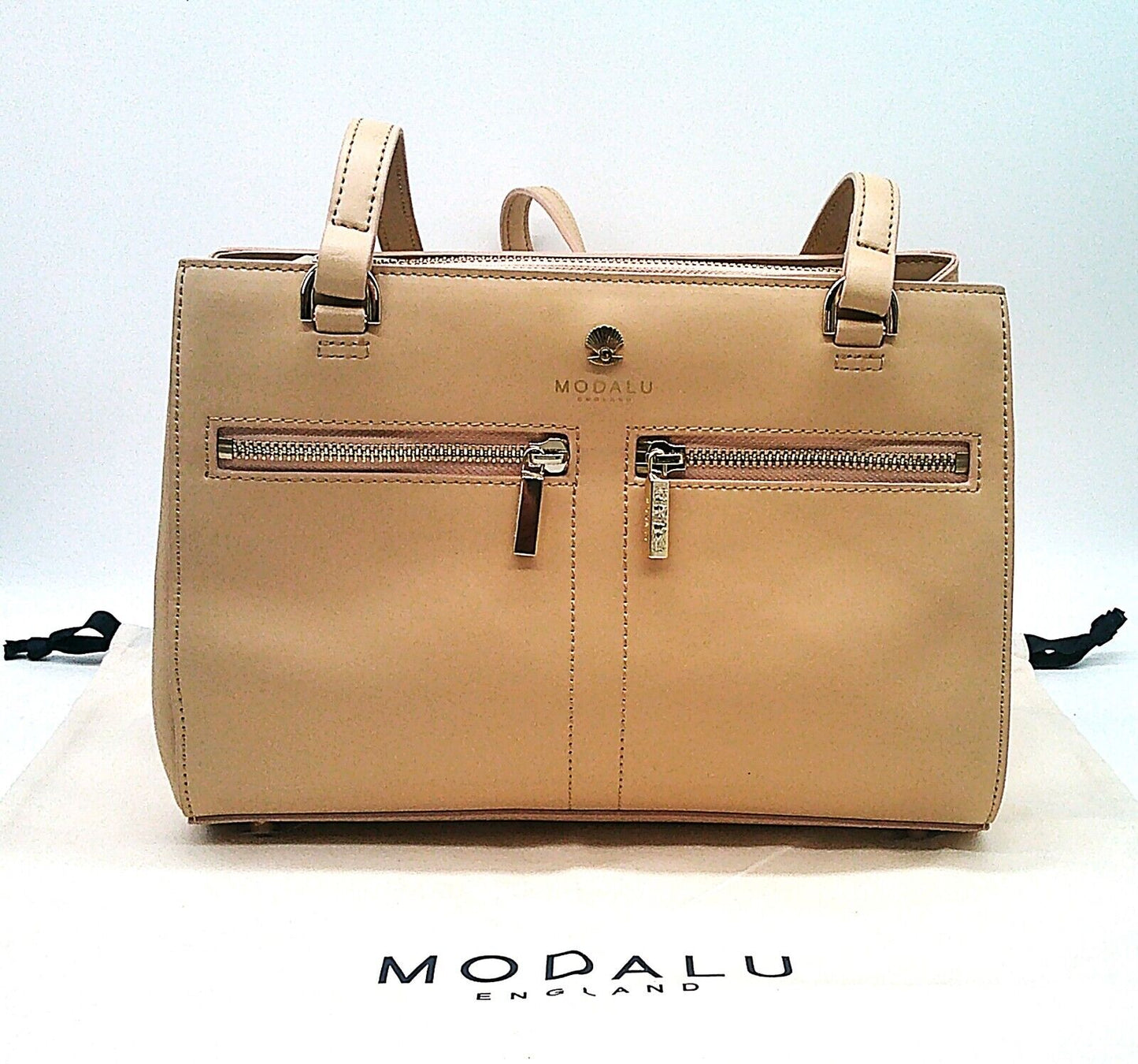 Leather Modalu Pippa Peach Shoulder RRP £169