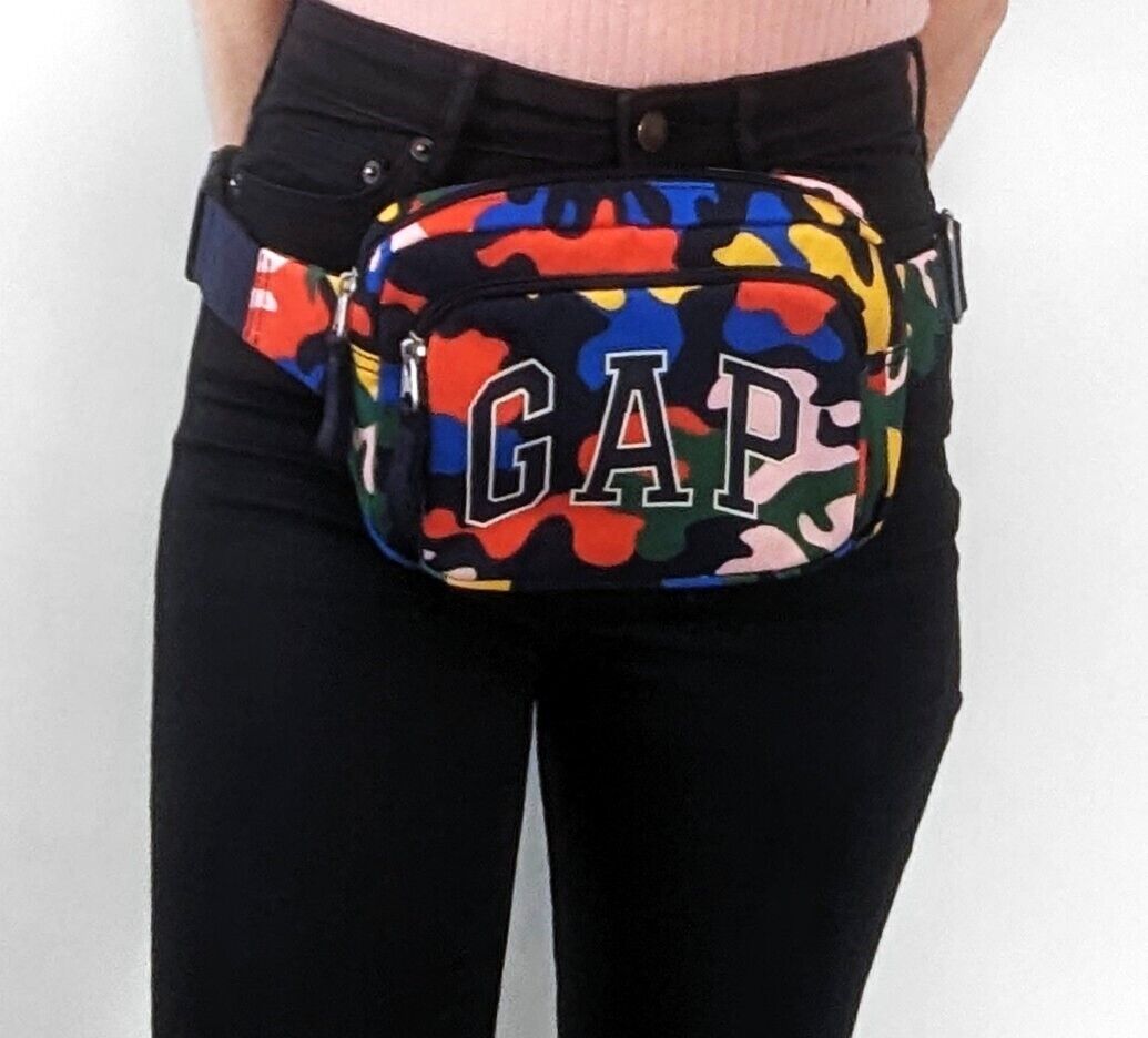 Gap Emory Fanny Pack Bright Camouflage Bag RRP £25