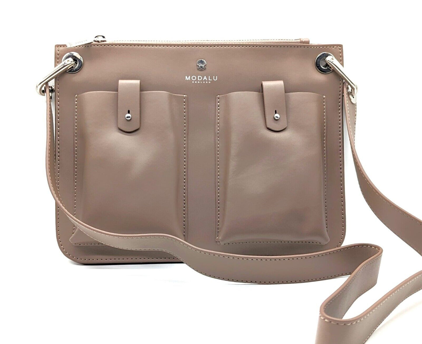 Leather Modalu Crossbody Bag Carter Fawn RRP £129
