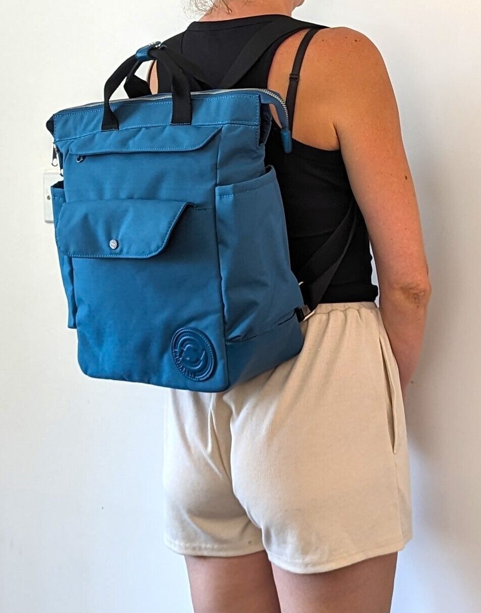 Fiorelli Waves Recycled Backpack Teal Medium RRP £79