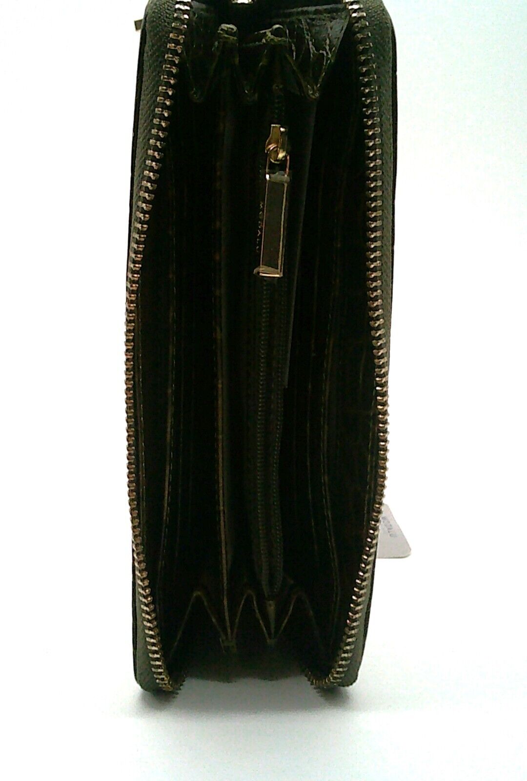 Modalu Leather Pippa Khaki Moc Croc Purse RRP £69