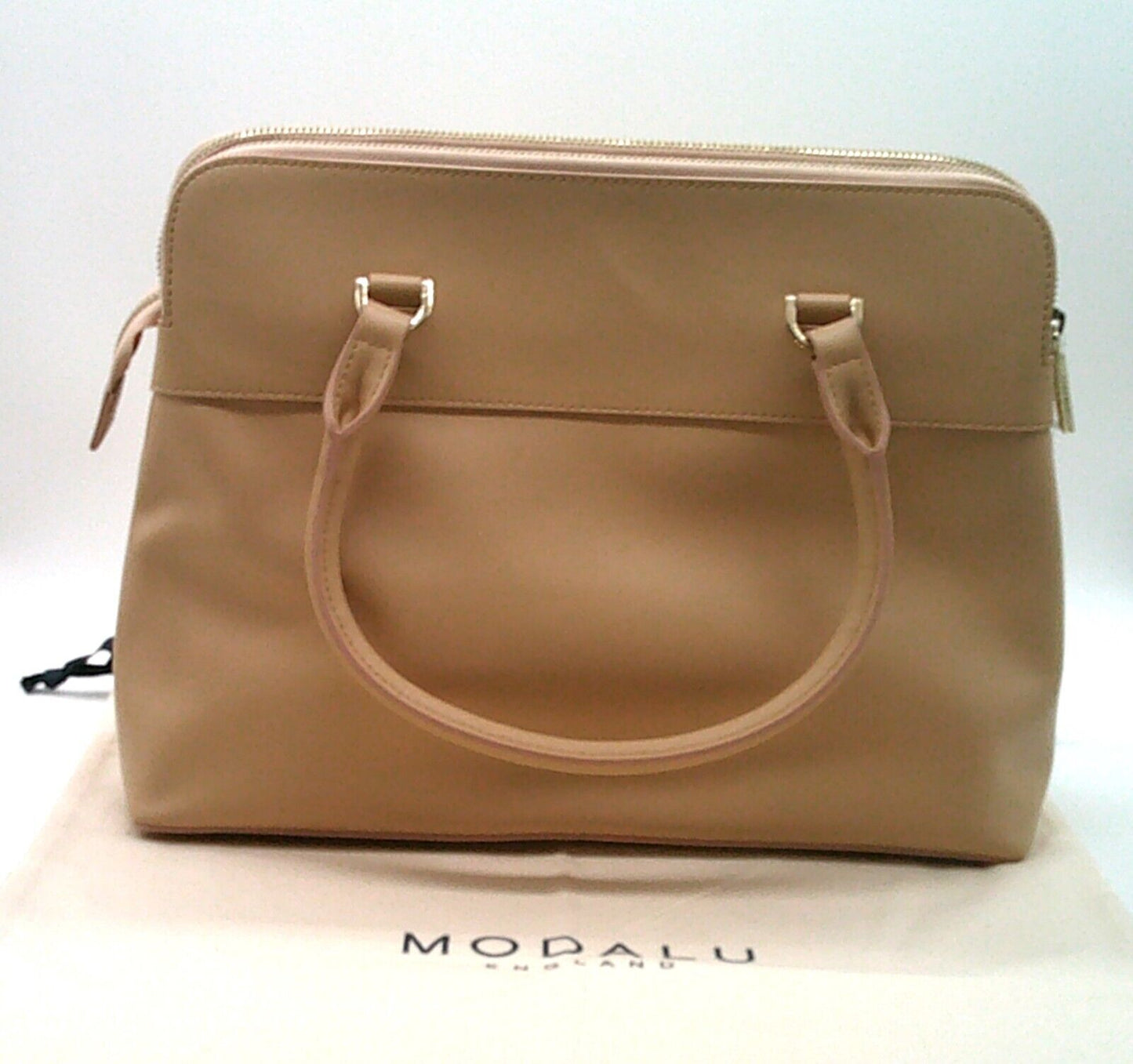 Leather Modalu Pippa Grab Bag Peach Large
