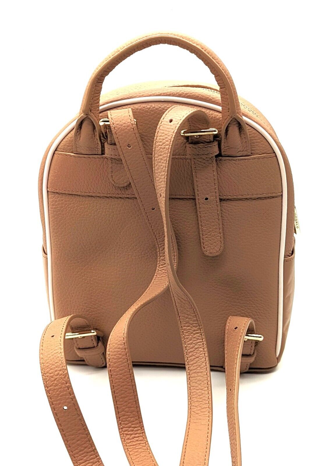 Leather Modalu Mini Backpack Sand RRP £169