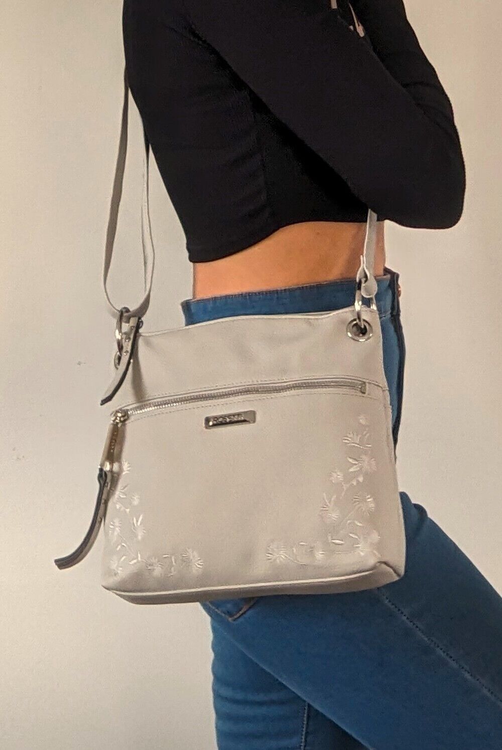 Rosetti floral crossbody handbag