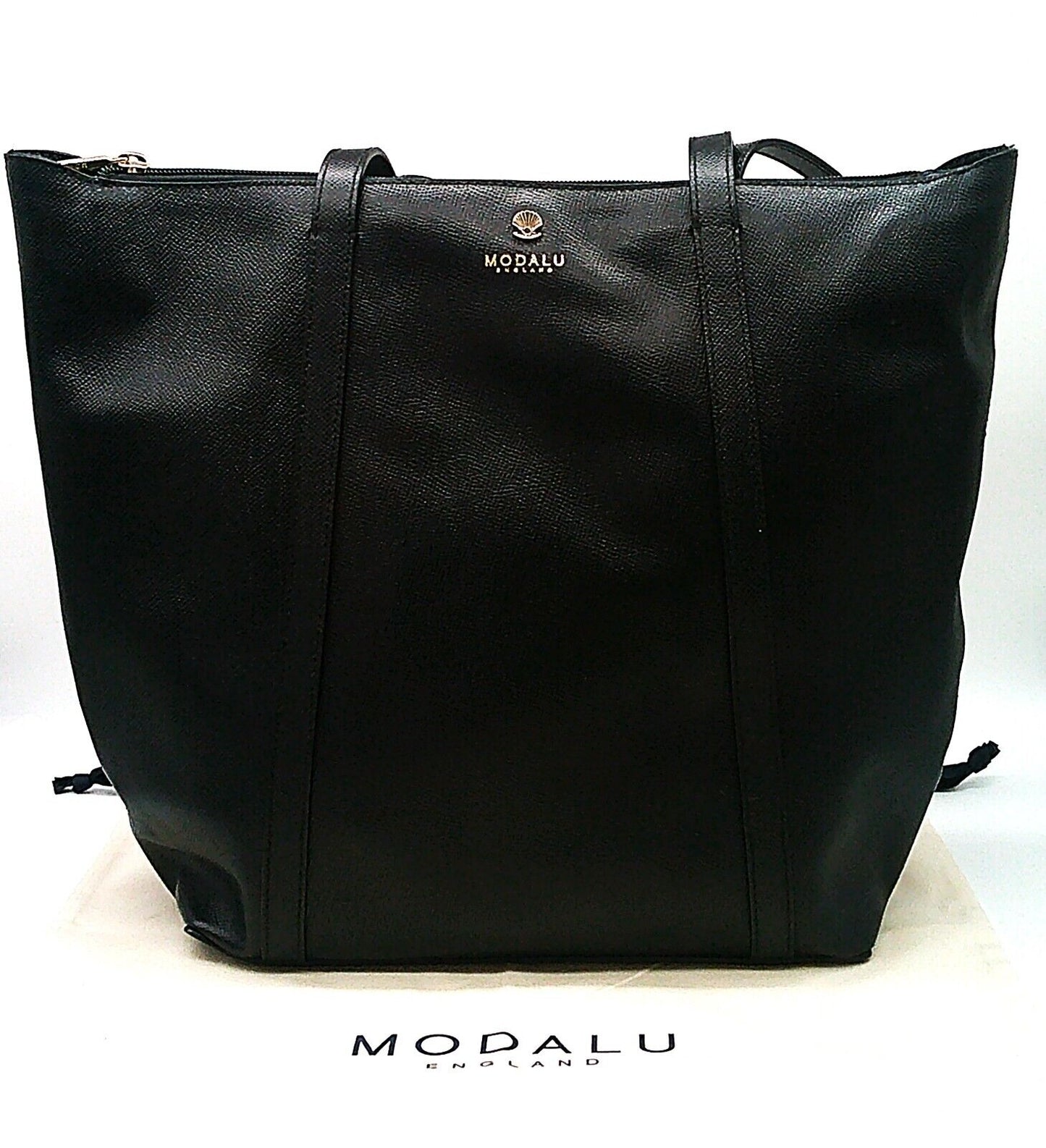 Leather Modalu Poppy Black Tote Bag RRP £149