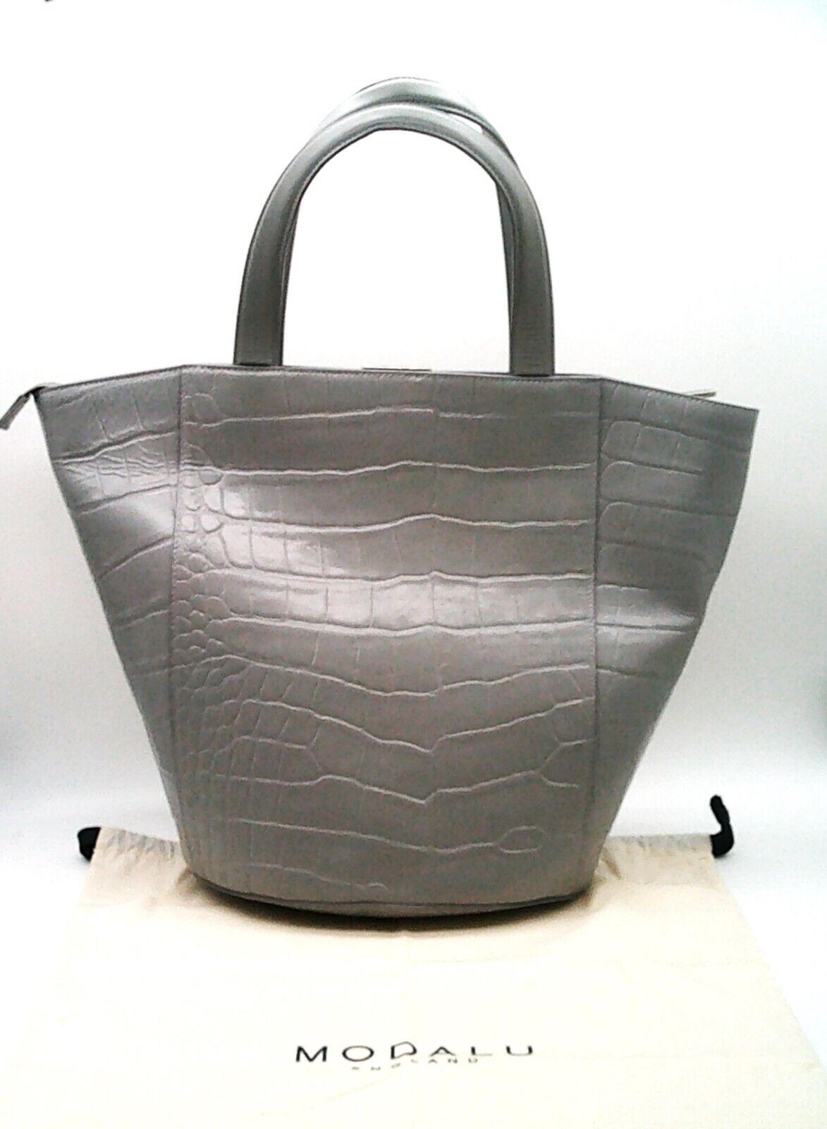 Leather Modalu Lola Bucket Tote Shark RRP £169