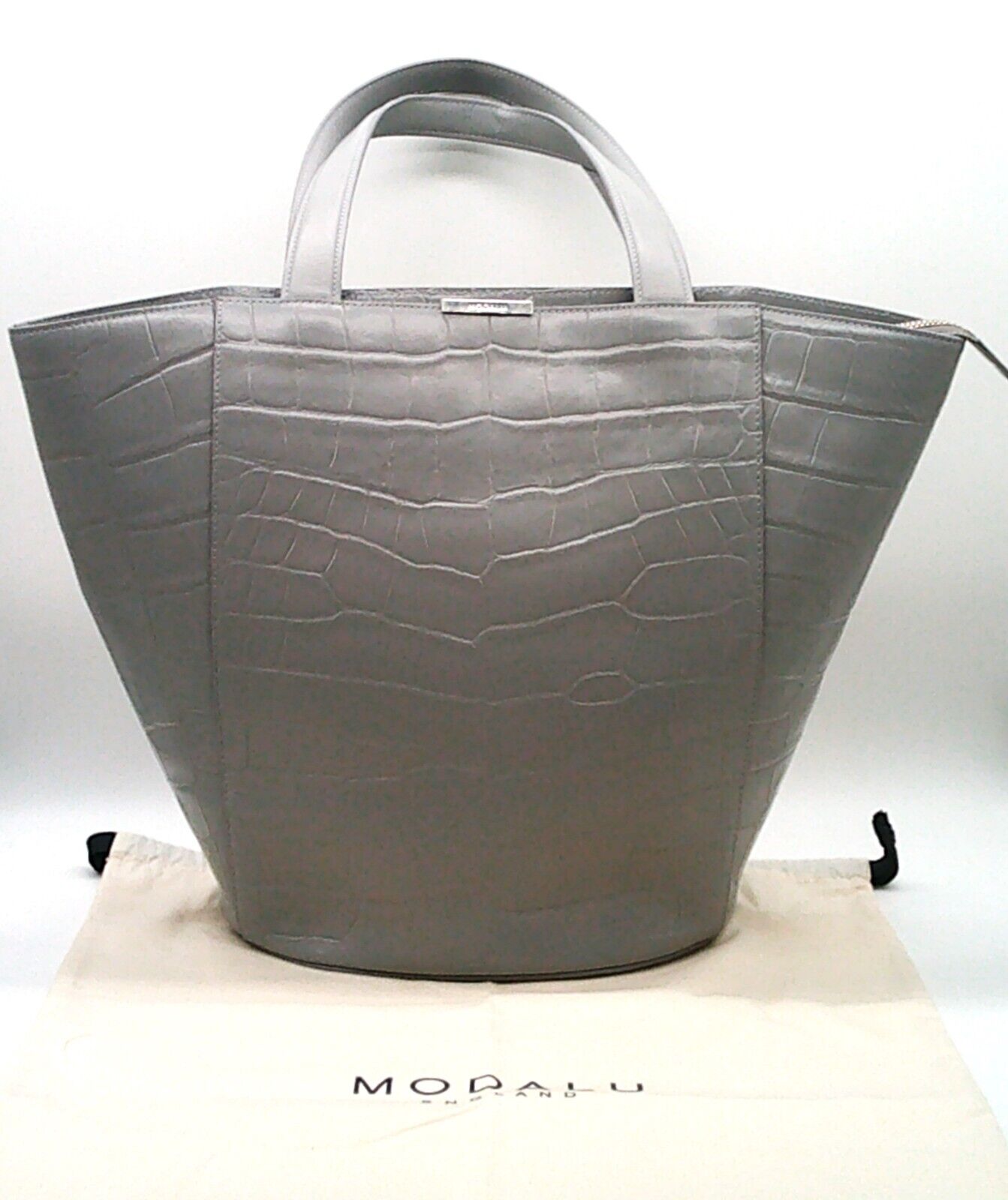 Leather Modalu Lola Bucket Tote Shark RRP £169