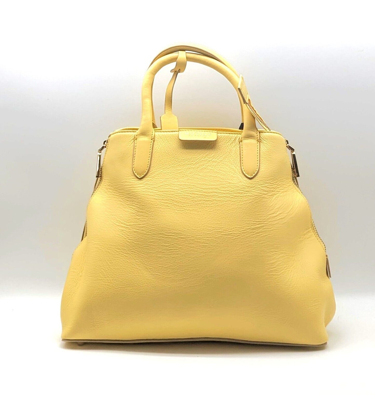 Modalu Harris Camomile Yellow Leather Tote Bag RRP £189