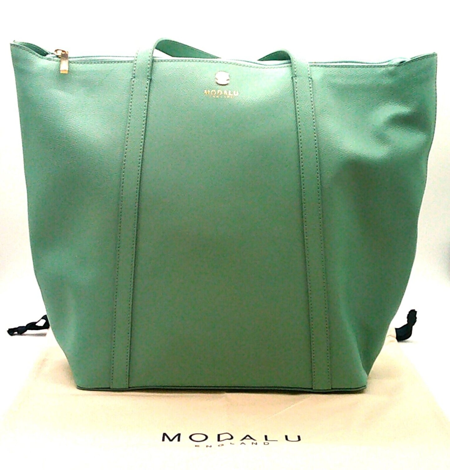 Leather Modalu Poppy Aquamarine Tote Bag RRP £149