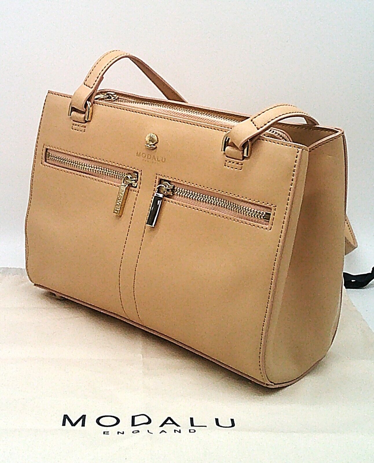 Leather Modalu Pippa Peach Shoulder RRP £169