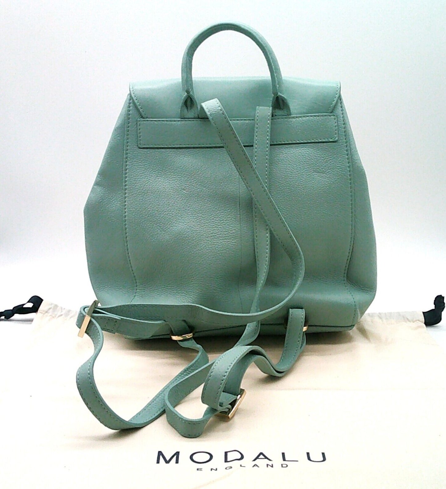 Leather Modalu Backpack Aquamarine RRP £169