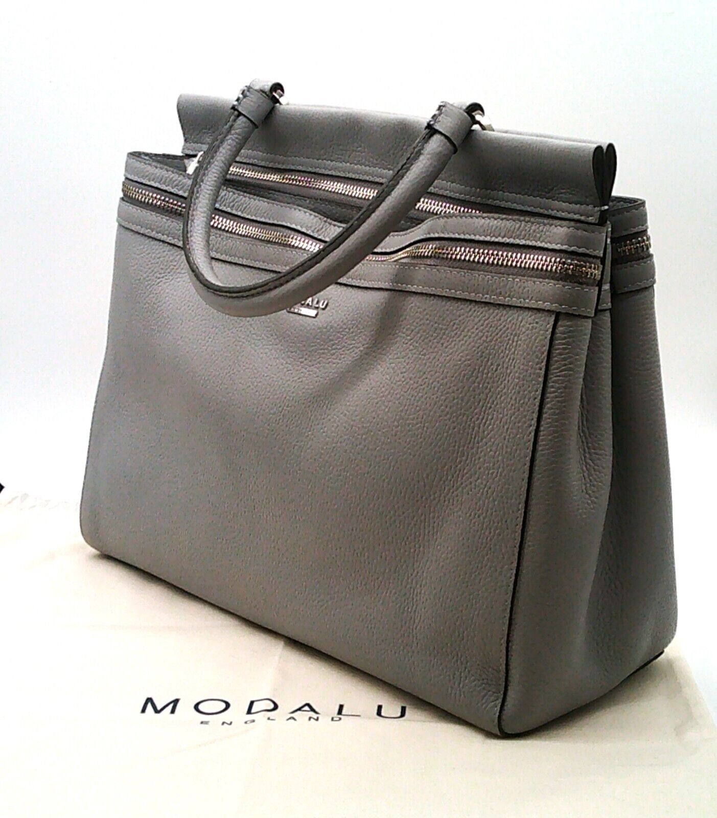 Leather Modalu Billie Grab Bag Shark RRP £275