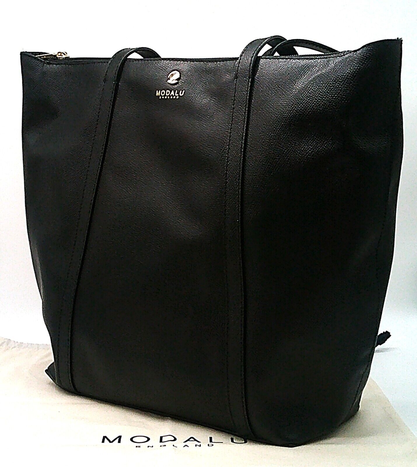 Leather Modalu Poppy Black Tote Bag RRP £149