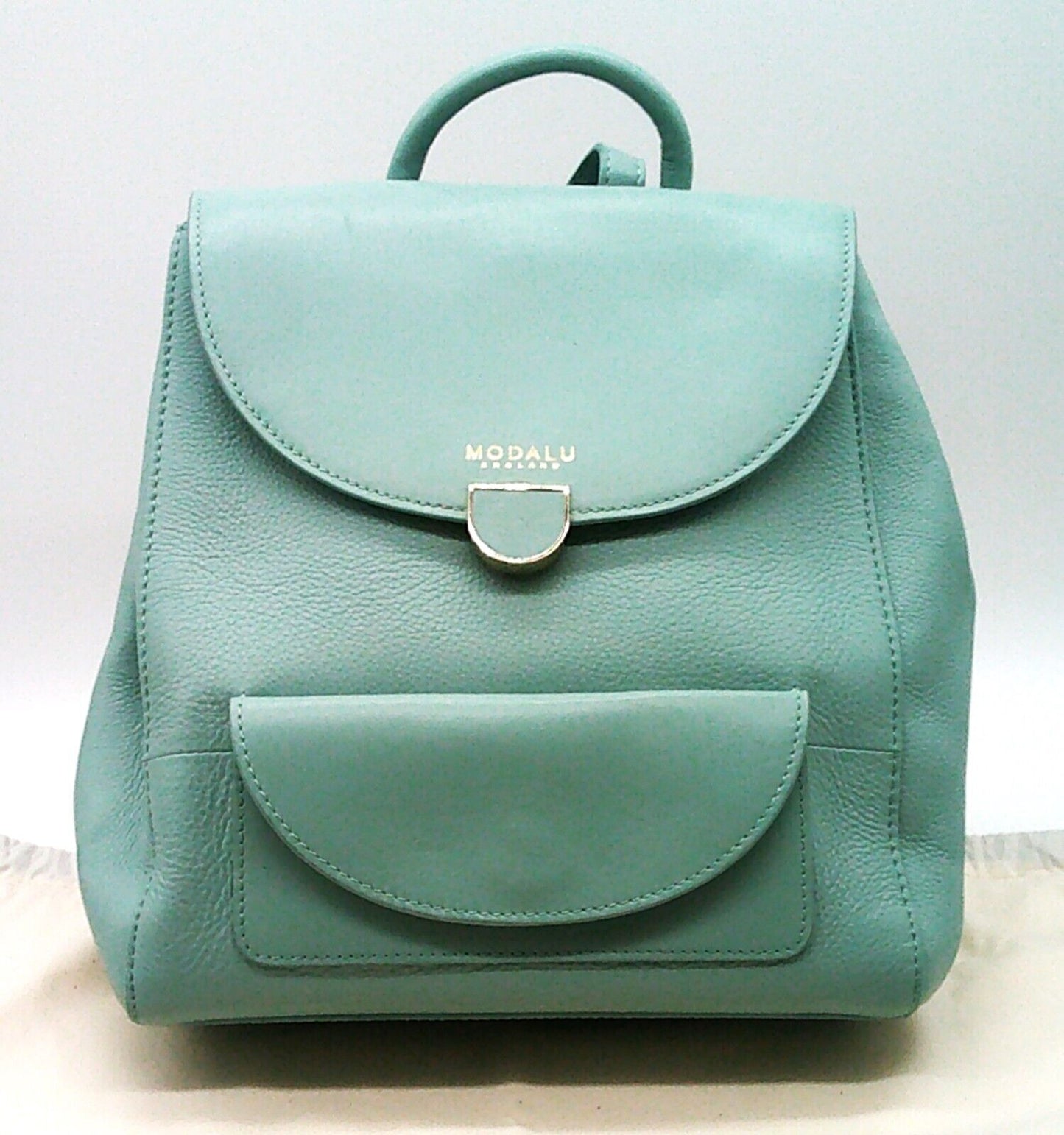 Leather Modalu Backpack Aquamarine RRP £169