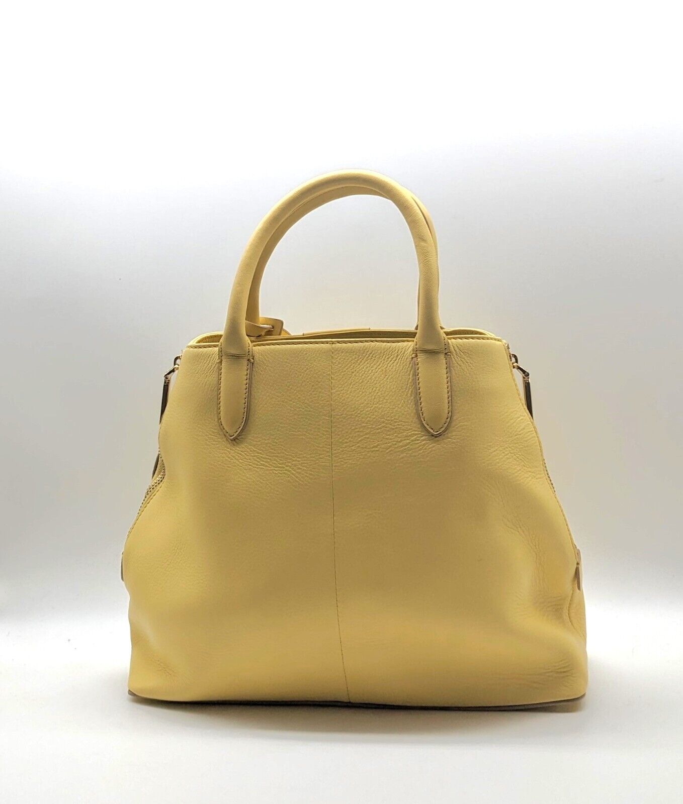 Modalu Harris Camomile Yellow Leather Tote Bag RRP £189